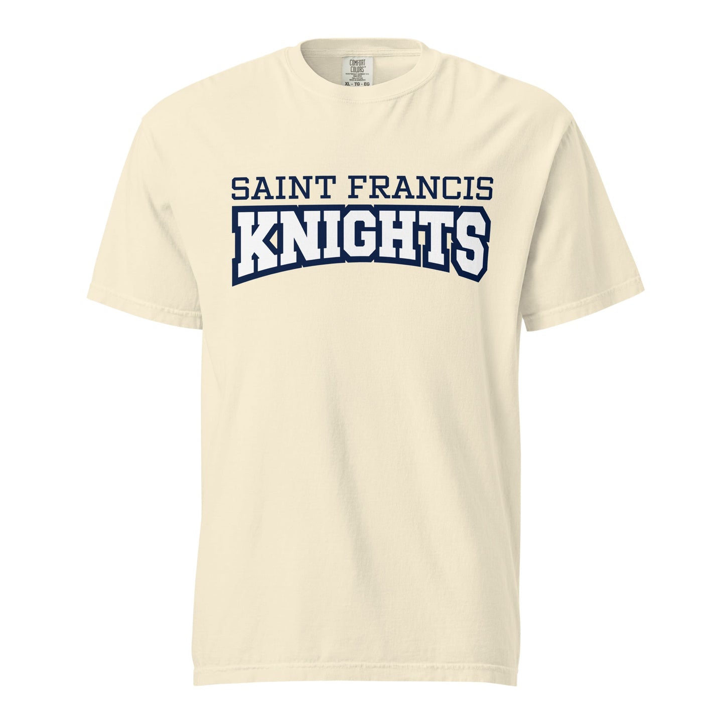Signature | Comfort Colors T-Shirt | Saint Francis School | Modern Script Logo