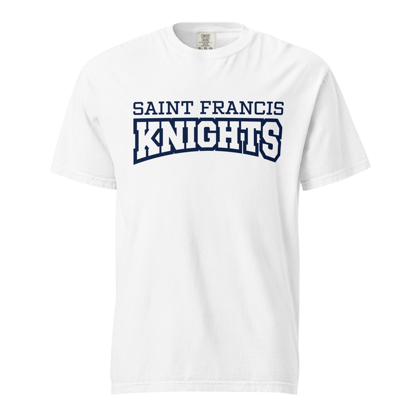 Signature | Comfort Colors T-Shirt | Saint Francis School | Modern Script Logo