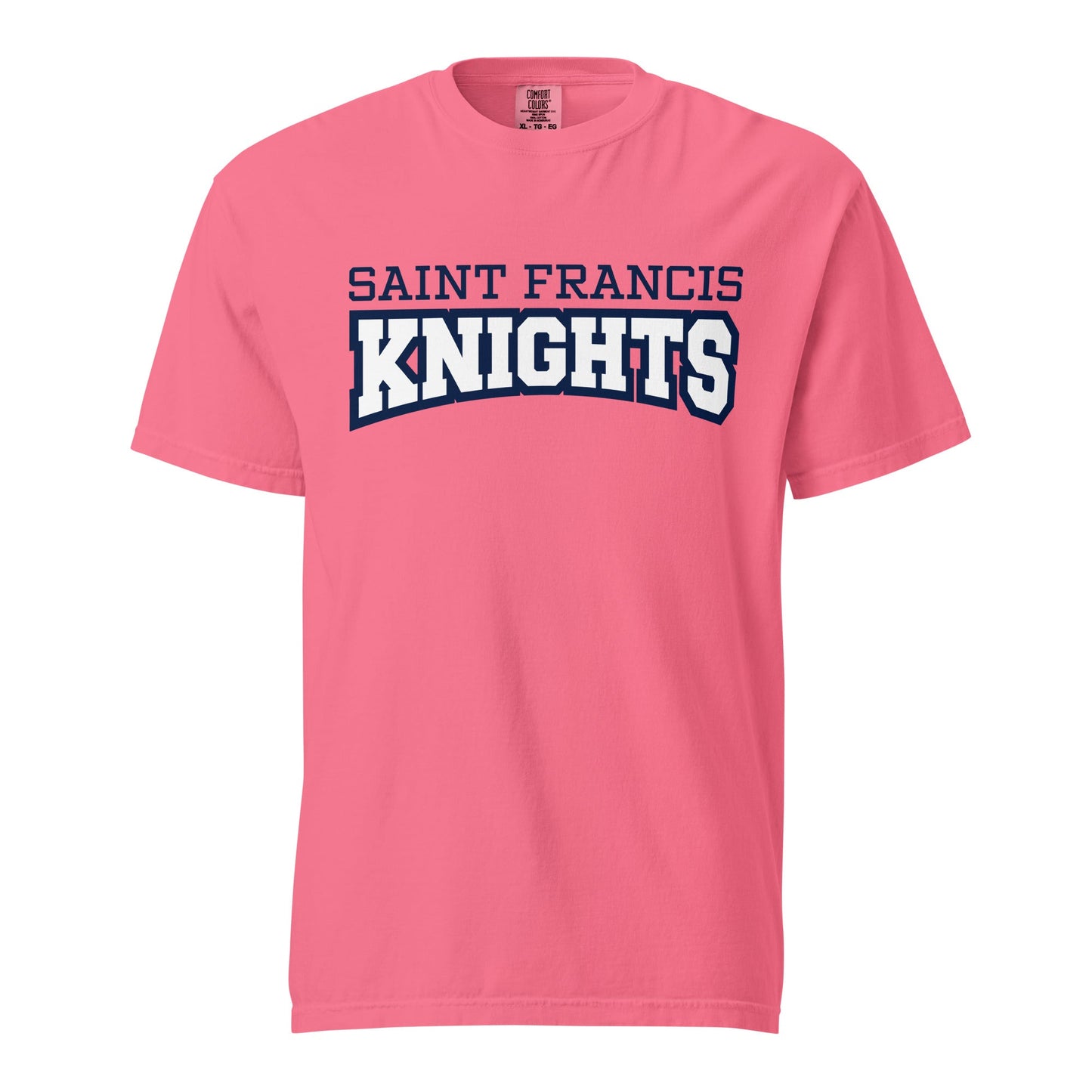 Signature | Comfort Colors T-Shirt | Saint Francis School | Modern Script Logo