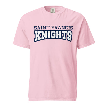Signature | Comfort Colors T-Shirt | Saint Francis School | Modern Script Logo