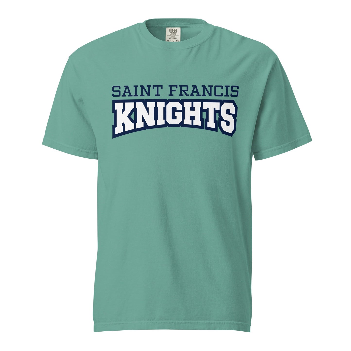 Signature | Comfort Colors T-Shirt | Saint Francis School | Modern Script Logo