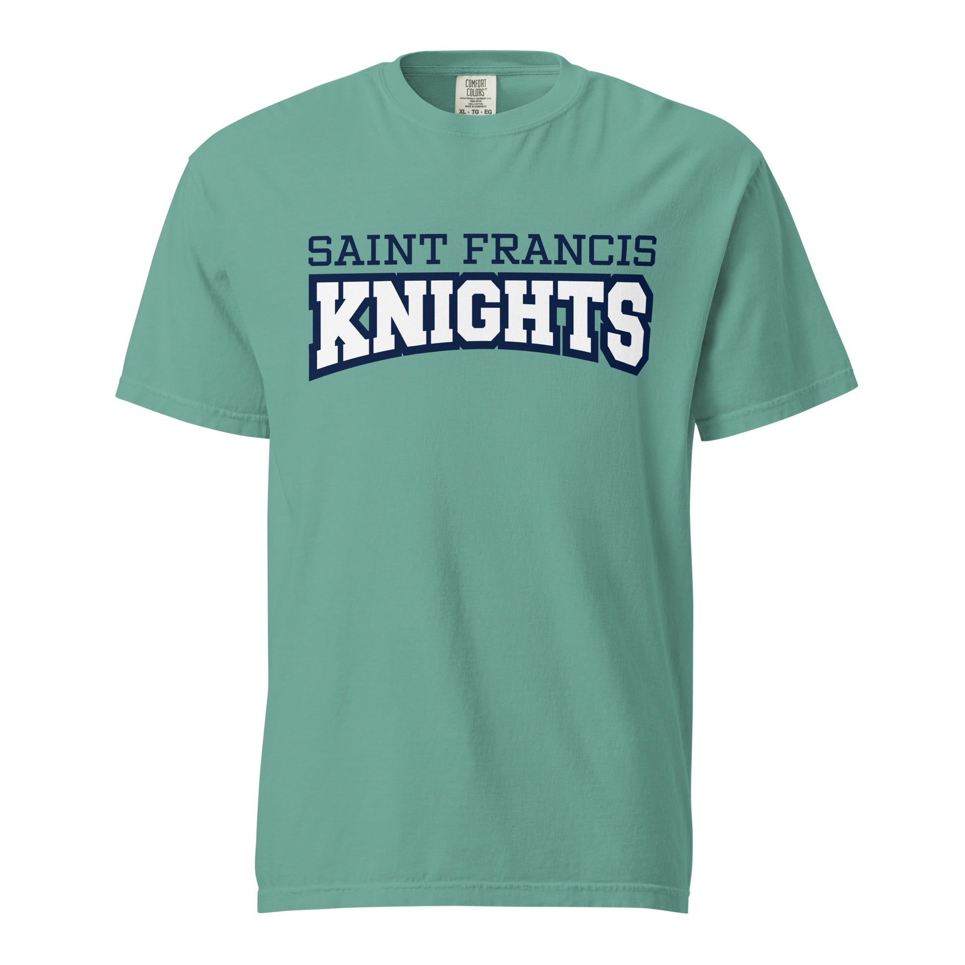 Signature | Comfort Colors T-Shirt | Saint Francis School | Modern Script Logo