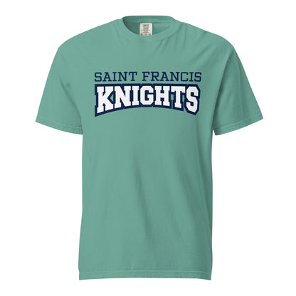 Signature | Comfort Colors T-Shirt | Saint Francis School | Modern Script Logo