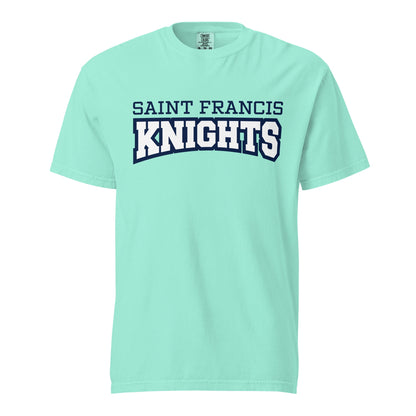 Signature | Comfort Colors T-Shirt | Saint Francis School | Modern Script Logo