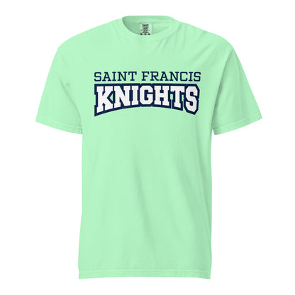 Signature | Comfort Colors T-Shirt | Saint Francis School | Modern Script Logo