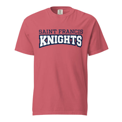 Signature | Comfort Colors T-Shirt | Saint Francis School | Modern Script Logo