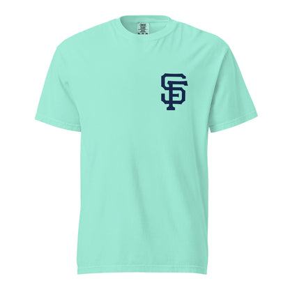 Signature | Comfort Colors T-Shirt | Saint Francis School | SF Crest Logo