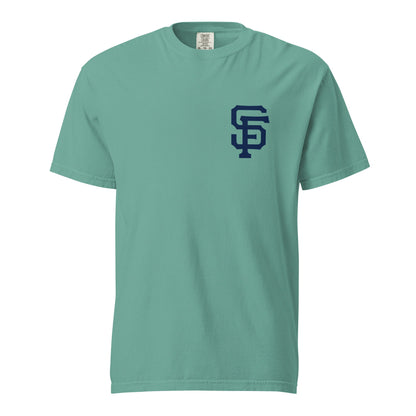 Signature | Comfort Colors T-Shirt | Saint Francis School | SF Crest Logo