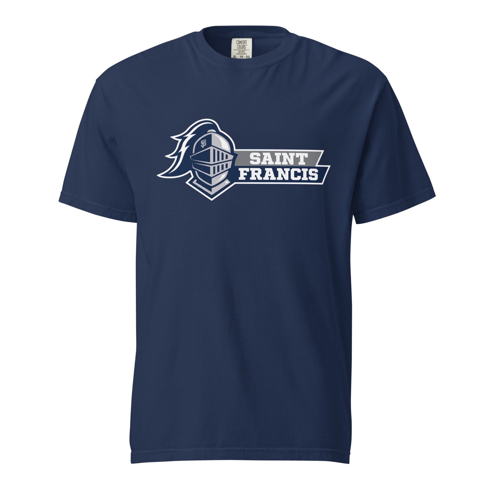 Signature | Comfort Colors T-Shirt | Saint Francis School | Vanguard Logo