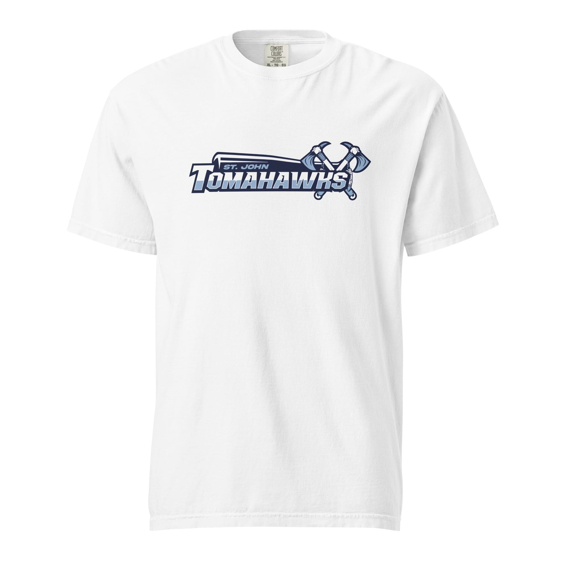 Signature | Comfort Colors T-Shirt | Saint John Tomahawks | Script Logo