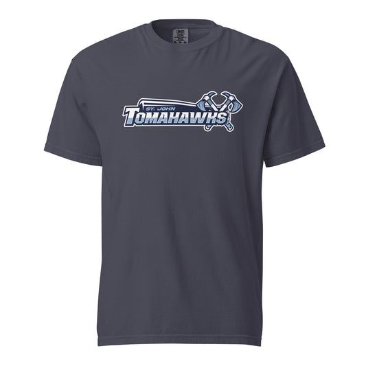 Signature | Comfort Colors T-Shirt | Saint John Tomahawks | Script Logo