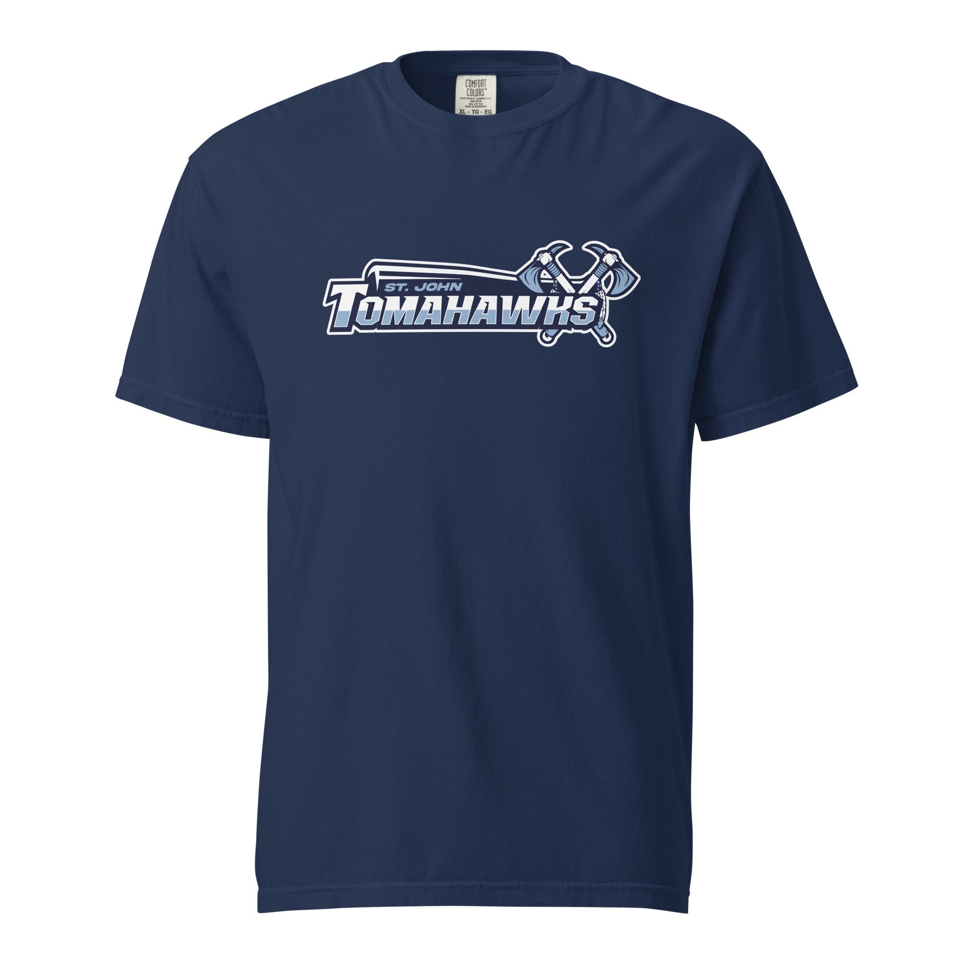 Signature | Comfort Colors T-Shirt | Saint John Tomahawks | Script Logo