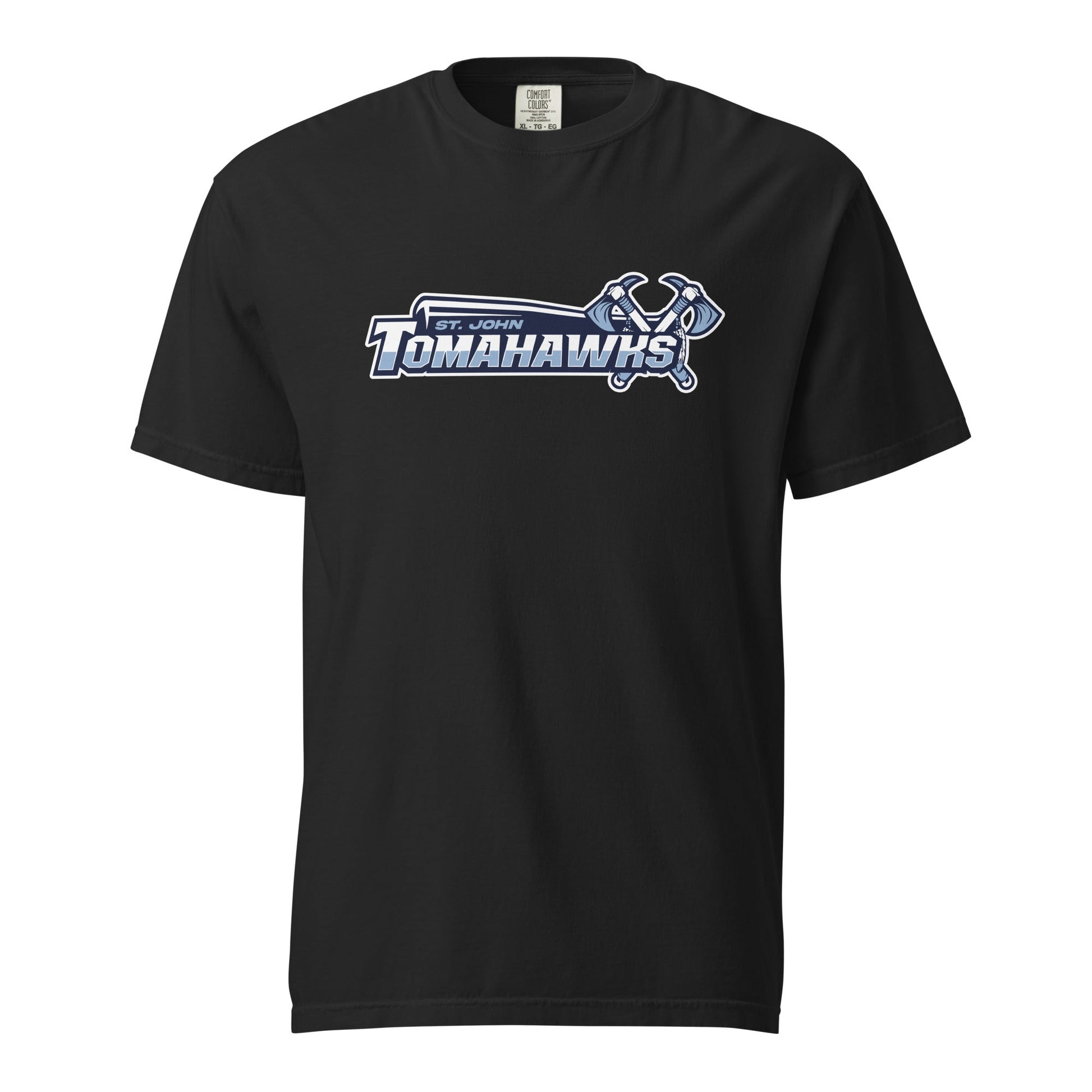 Signature | Comfort Colors T-Shirt | Saint John Tomahawks | Script Logo