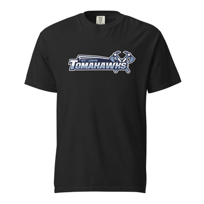Signature | Comfort Colors T-Shirt | Saint John Tomahawks | Script Logo