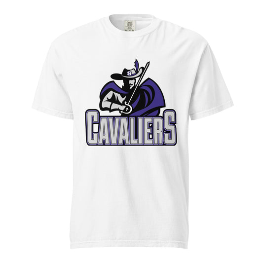 Signature | Comfort Colors T-Shirt | Saint Thomas More | Cavalier Vanguard Logo
