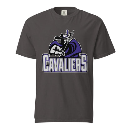 Signature | Comfort Colors T-Shirt | Saint Thomas More | Cavalier Vanguard Logo