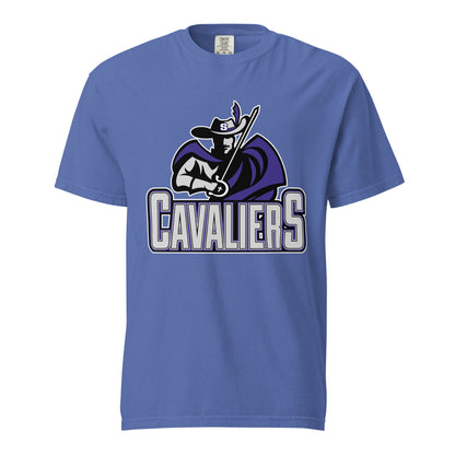 Signature | Comfort Colors T-Shirt | Saint Thomas More | Cavalier Vanguard Logo