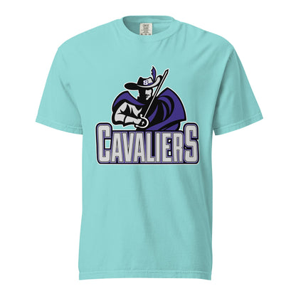 Signature | Comfort Colors T-Shirt | Saint Thomas More | Cavalier Vanguard Logo