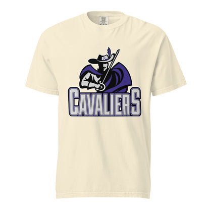 Signature | Comfort Colors T-Shirt | Saint Thomas More | Cavalier Vanguard Logo