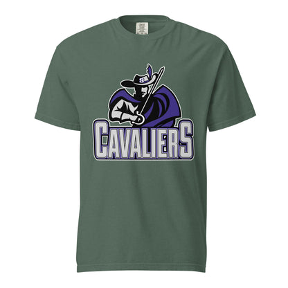 Signature | Comfort Colors T-Shirt | Saint Thomas More | Cavalier Vanguard Logo