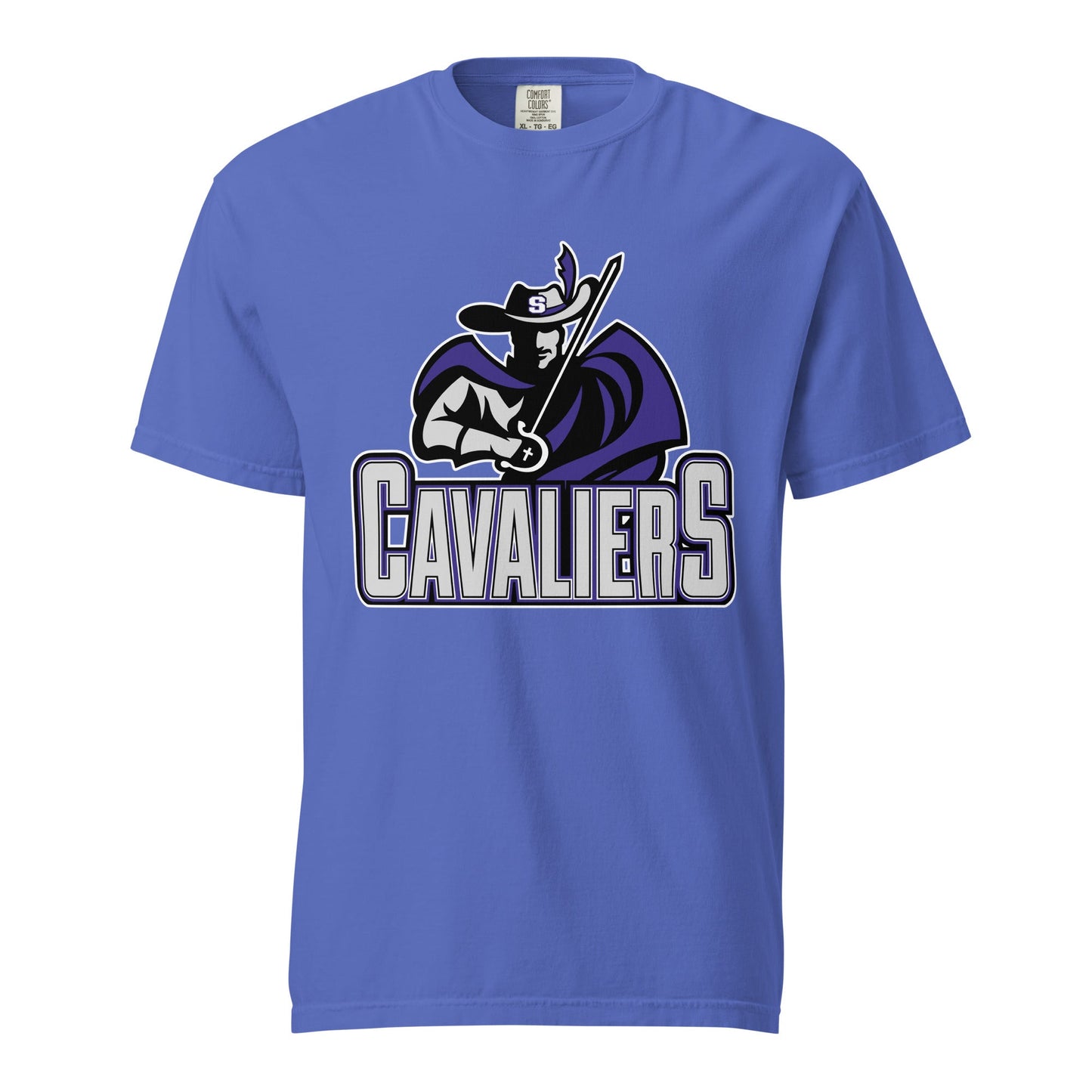 Signature | Comfort Colors T-Shirt | Saint Thomas More | Cavalier Vanguard Logo