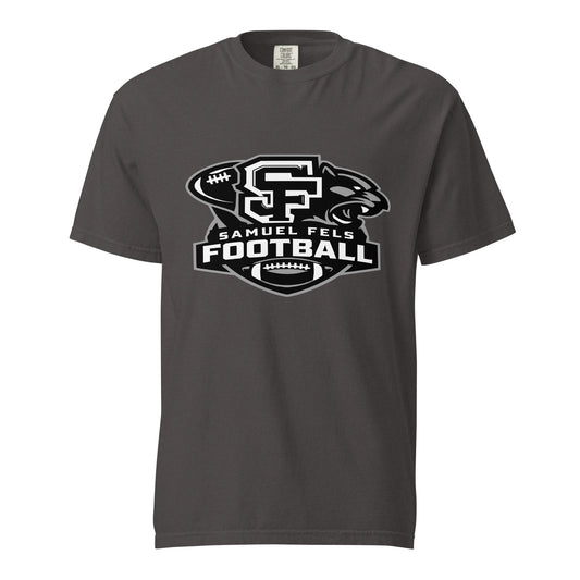 Signature | Comfort Colors T-Shirt | Samuel Fels Football | Crest Logo