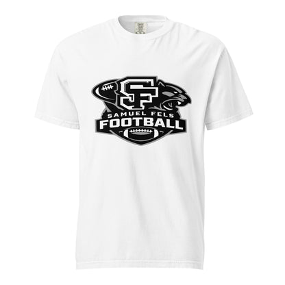 Signature | Comfort Colors T-Shirt | Samuel Fels Football | Crest Logo