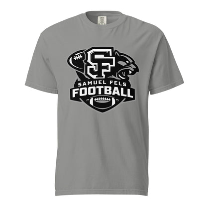 Signature | Comfort Colors T-Shirt | Samuel Fels Football | Crest Logo