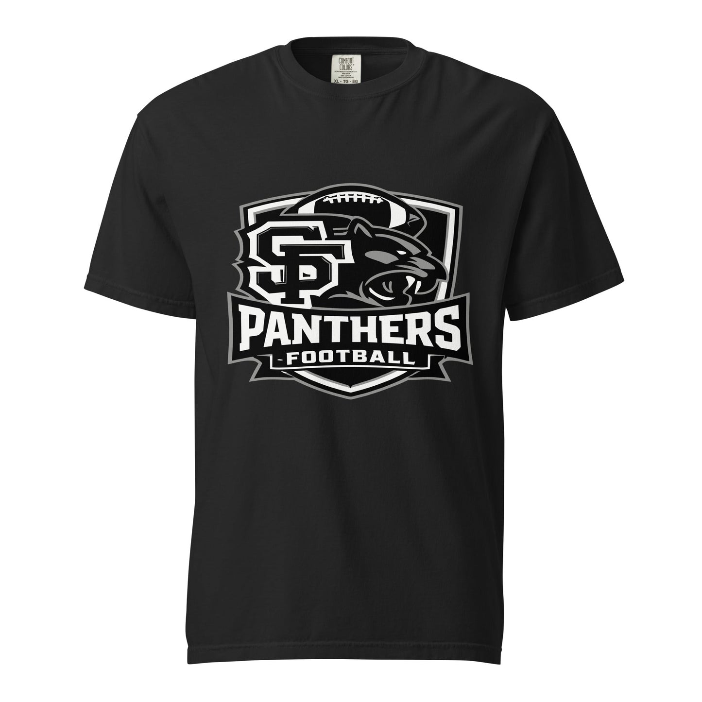 Signature | Comfort Colors T-Shirt | Samuel Fels Football | Shield Logo