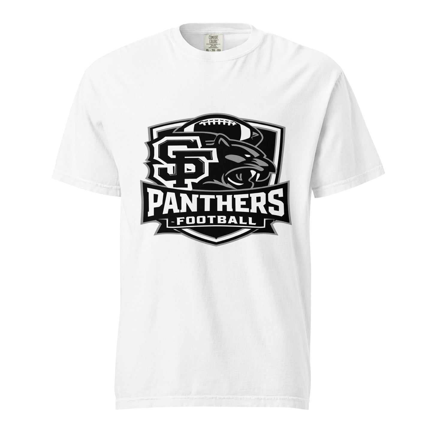 Signature | Comfort Colors T-Shirt | Samuel Fels Football | Shield Logo