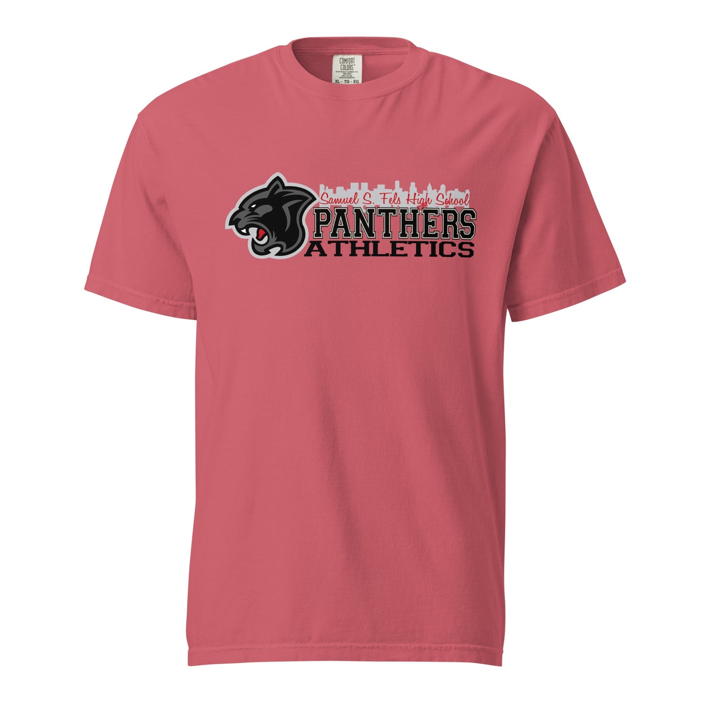 Signature | Comfort Colors T-Shirt | Samuel Fels Football | Vanguard Logo