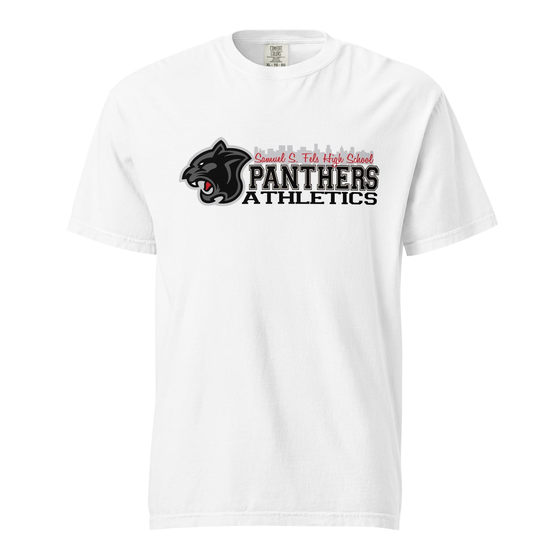 Signature | Comfort Colors T-Shirt | Samuel Fels Football | Vanguard Logo