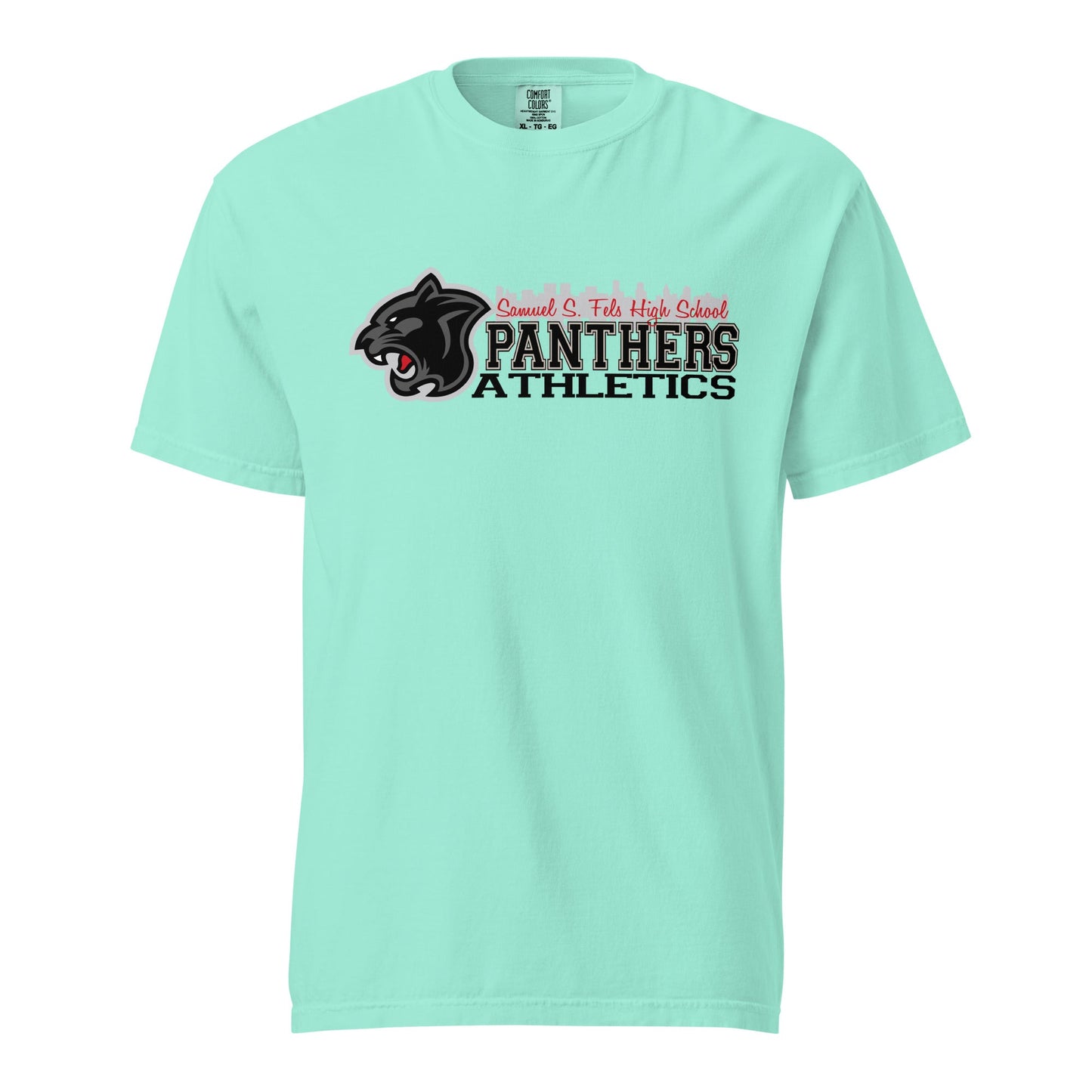 Signature | Comfort Colors T-Shirt | Samuel Fels Football | Vanguard Logo
