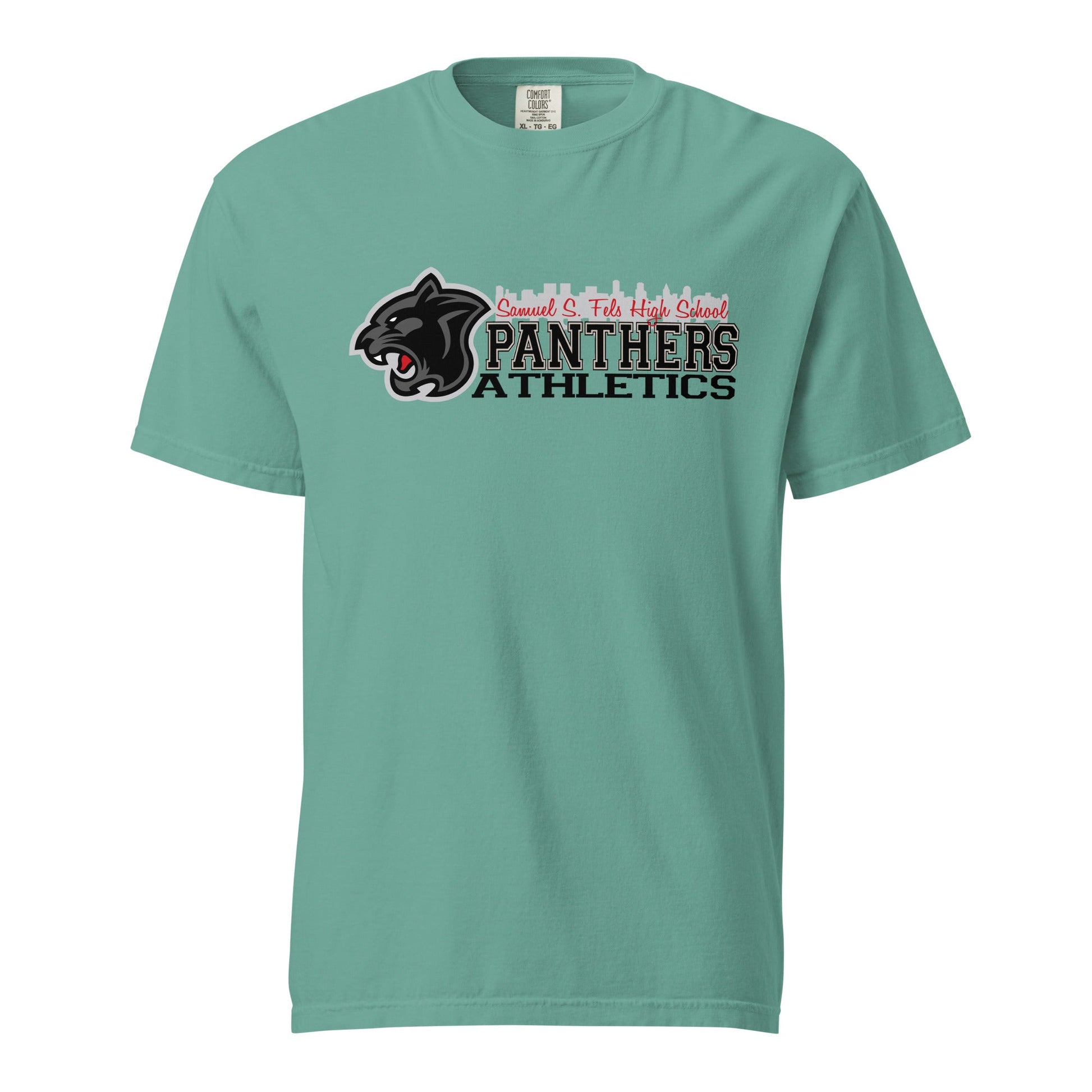 Signature | Comfort Colors T-Shirt | Samuel Fels Football | Vanguard Logo