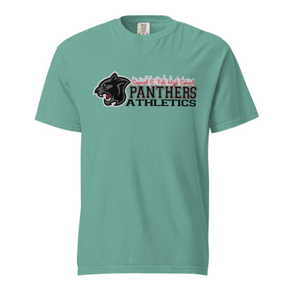 Signature | Comfort Colors T-Shirt | Samuel Fels Football | Vanguard Logo