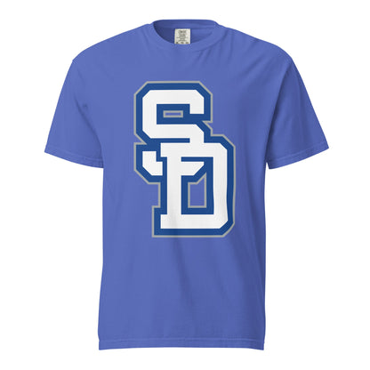 Signature | Comfort Colors T-Shirt | San Diego High School Wrestling | Crest Logo