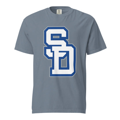 Signature | Comfort Colors T-Shirt | San Diego High School Wrestling | Crest Logo