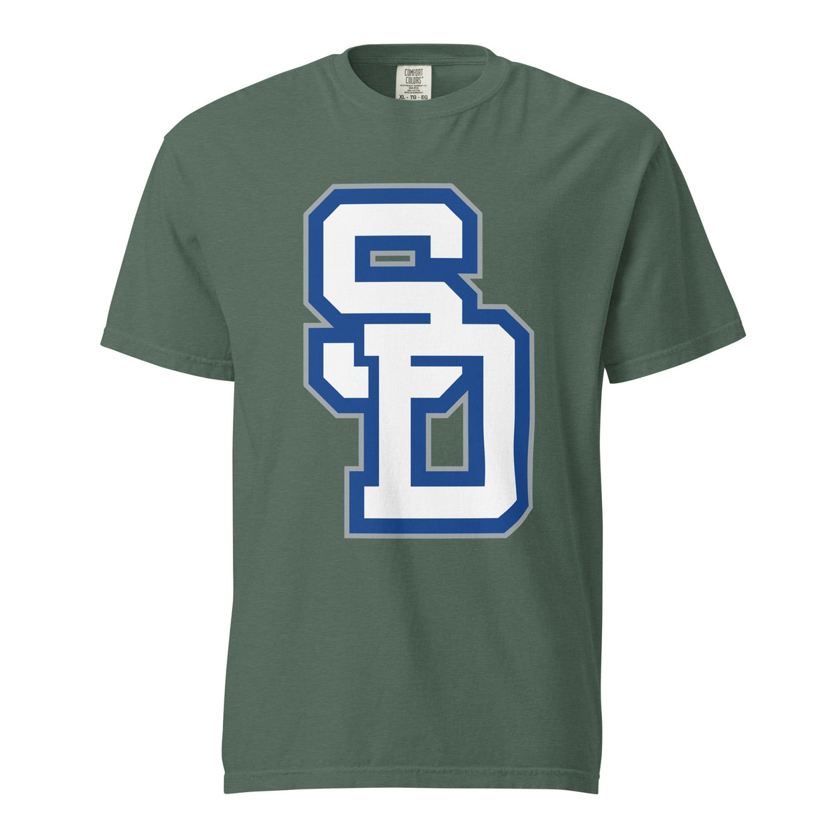 Signature | Comfort Colors T-Shirt | San Diego High School Wrestling | Crest Logo