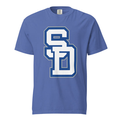 Signature | Comfort Colors T-Shirt | San Diego High School Wrestling | Crest Logo
