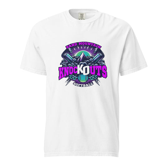 Signature | Comfort Colors T-Shirt | Sand Mountain Knockouts | Ball & Bat Logo