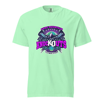 Signature | Comfort Colors T-Shirt | Sand Mountain Knockouts | Ball & Bat Logo