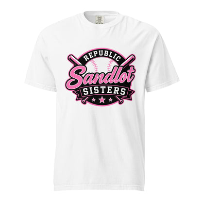 Signature | Comfort Colors T-Shirt | Sandlot Sisters | Badge Logo