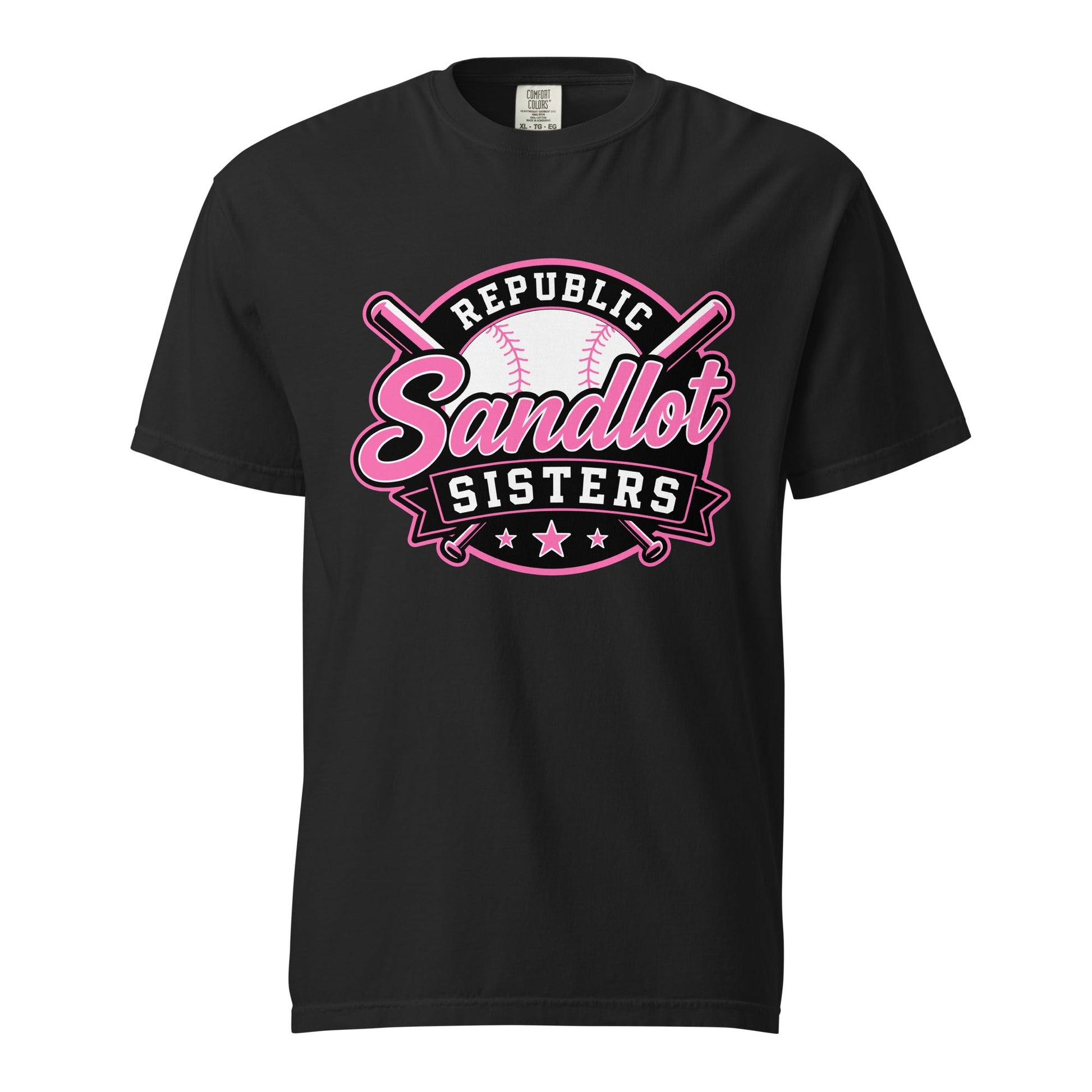 Signature | Comfort Colors T-Shirt | Sandlot Sisters | Badge Logo