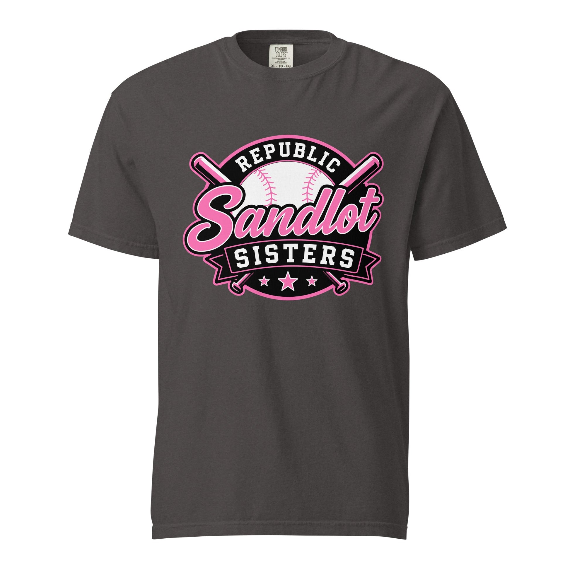 Signature | Comfort Colors T-Shirt | Sandlot Sisters | Badge Logo
