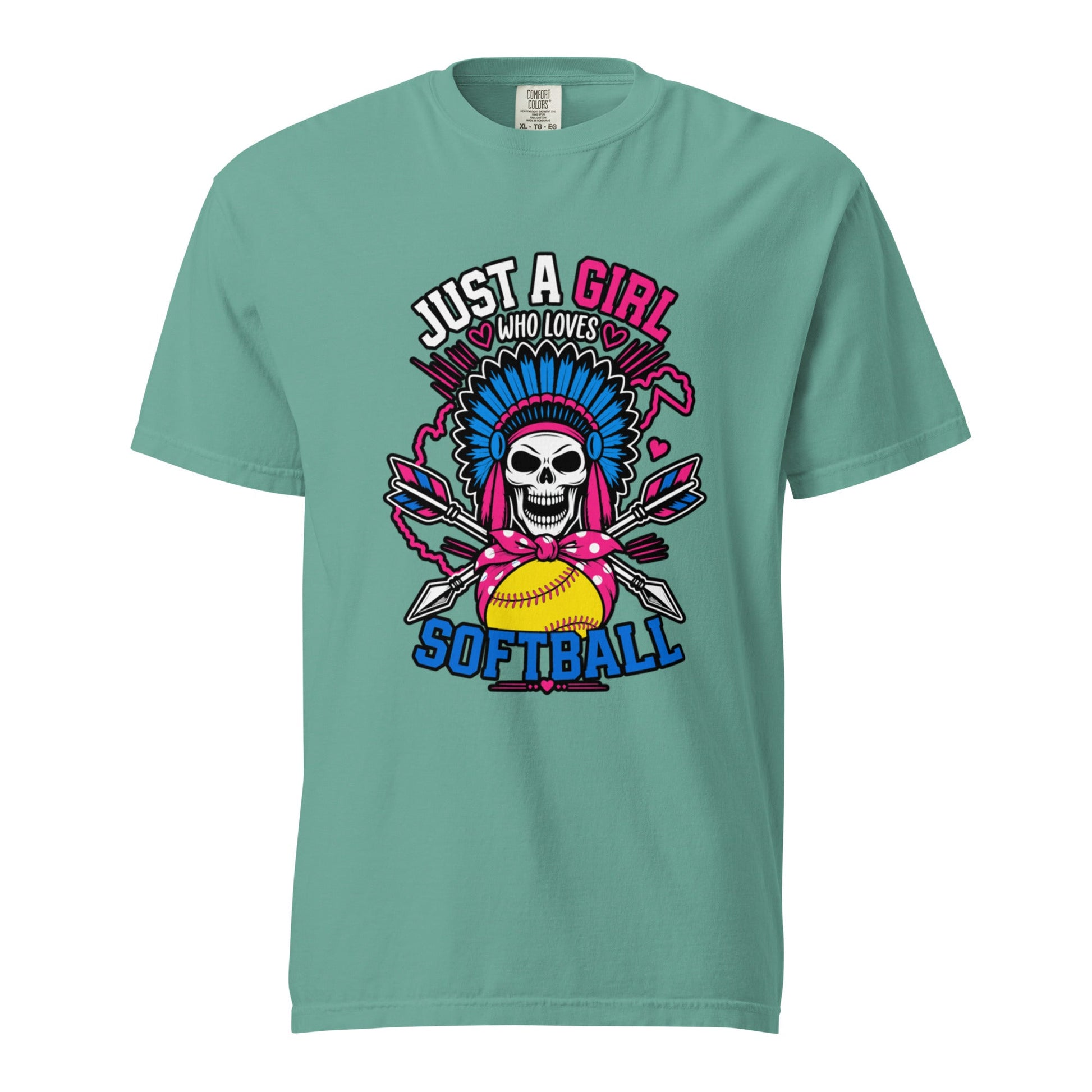 Signature | Comfort Colors T-Shirt | Savage Softball | Athletics Logo