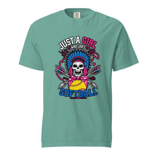 Signature | Comfort Colors T-Shirt | Savage Softball | Athletics Logo