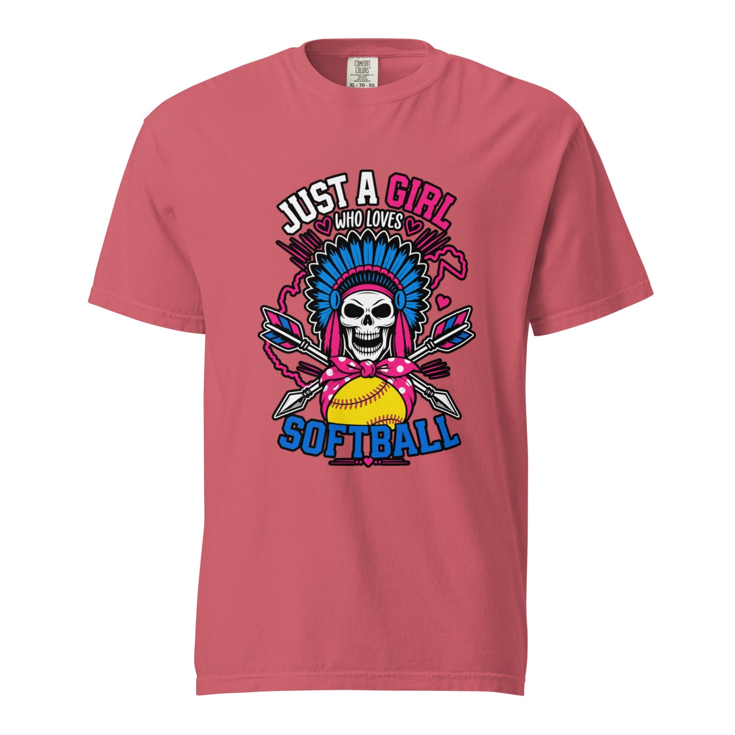 Signature | Comfort Colors T-Shirt | Savage Softball | Athletics Logo