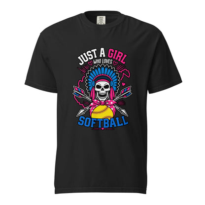 Signature | Comfort Colors T-Shirt | Savage Softball | Athletics Logo