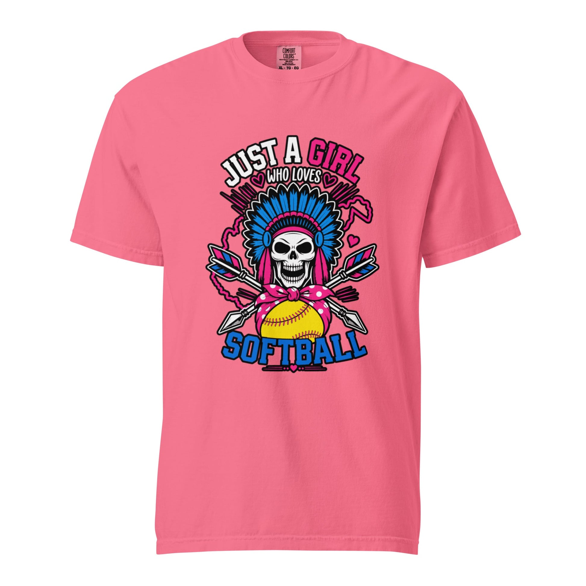 Signature | Comfort Colors T-Shirt | Savage Softball | Athletics Logo
