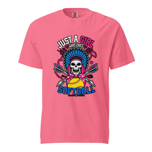 Signature | Comfort Colors T-Shirt | Savage Softball | Athletics Logo